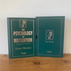 The Psychology Of Motivation By Denis Waitley Hardcover Book w/ Slipcase Box Set